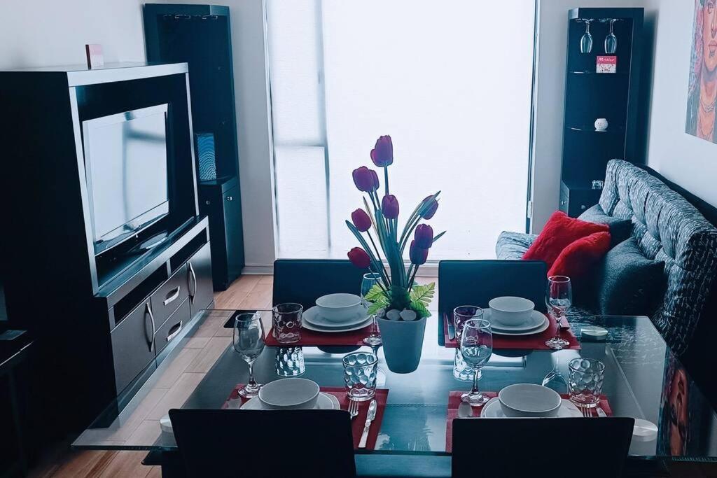 Secure, Central And Quiet Apartment Work Or Travel Città del Messico Esterno foto