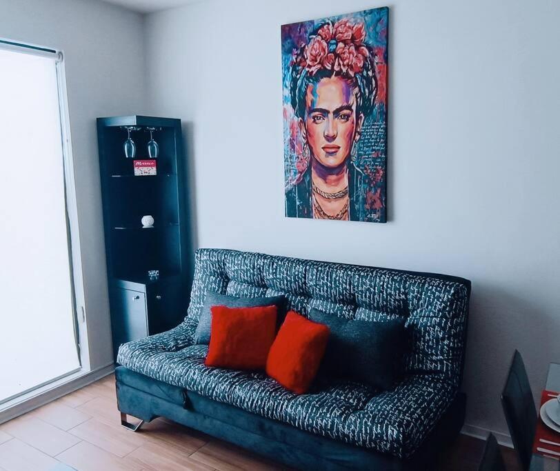 Secure, Central And Quiet Apartment Work Or Travel Città del Messico Esterno foto